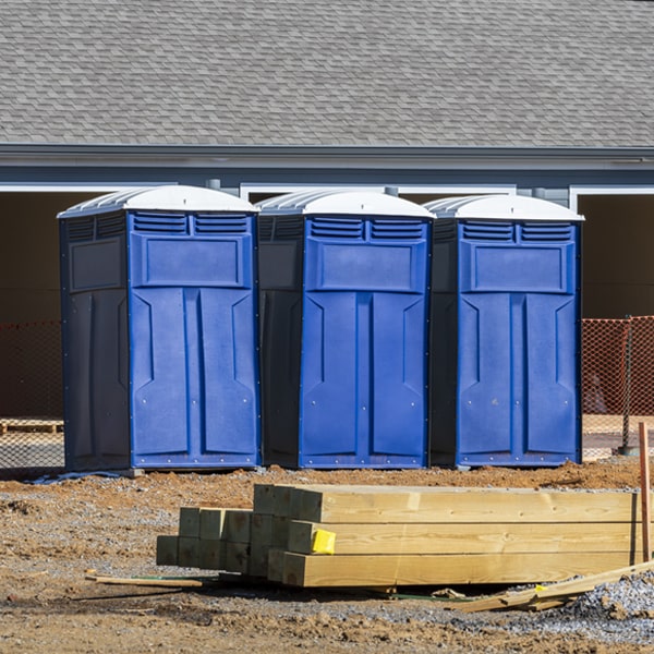 how do you ensure the portable toilets are secure and safe from vandalism during an event in Bakers Mills